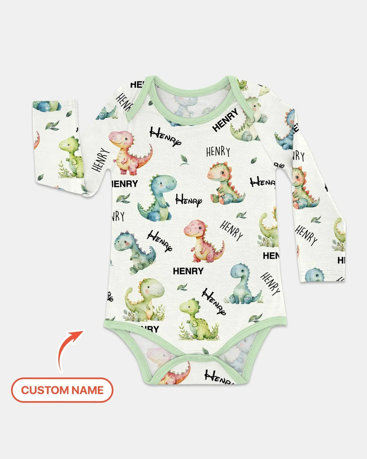 Gerippte Babykleidung mit individuellem Foto - Weich &amp; Skizzenhaft