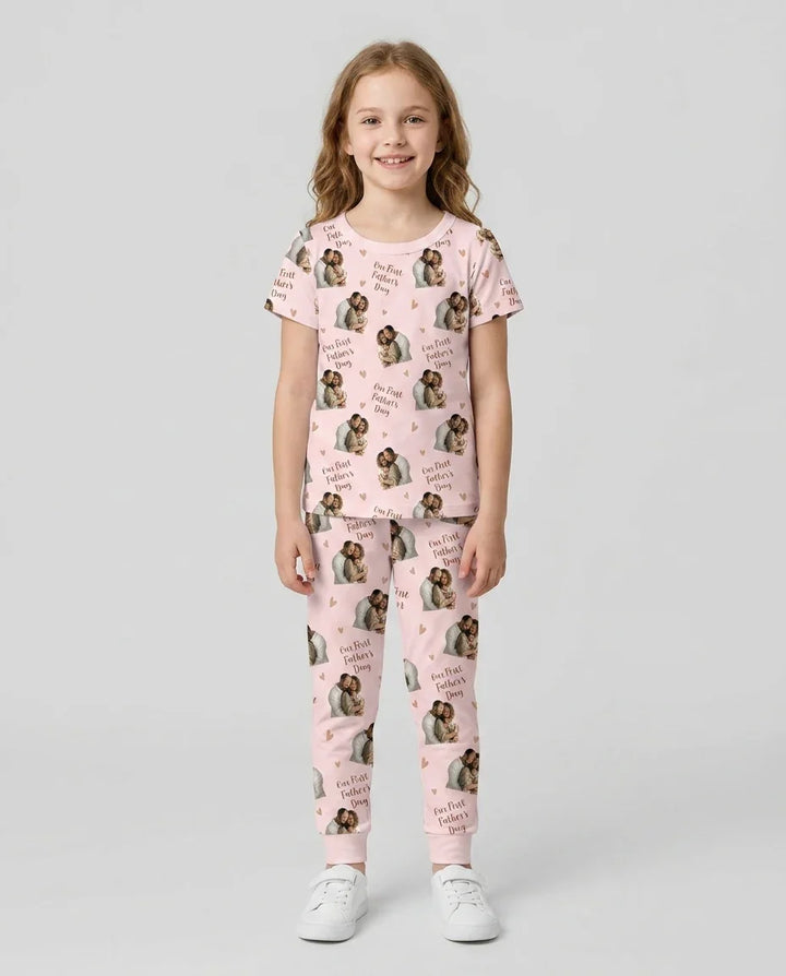 Zweiteiliges, kurzärmliges Pyjama-Set mit Marienkäfern