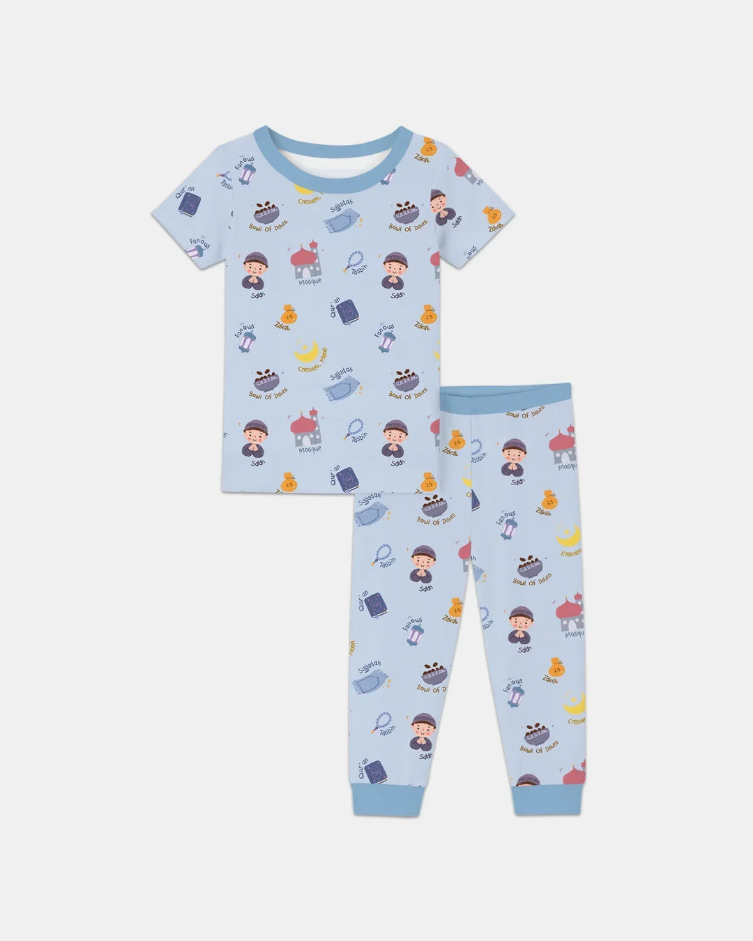 Zweiteiliges, kurzärmliges Pyjama-Set mit Marienkäfern