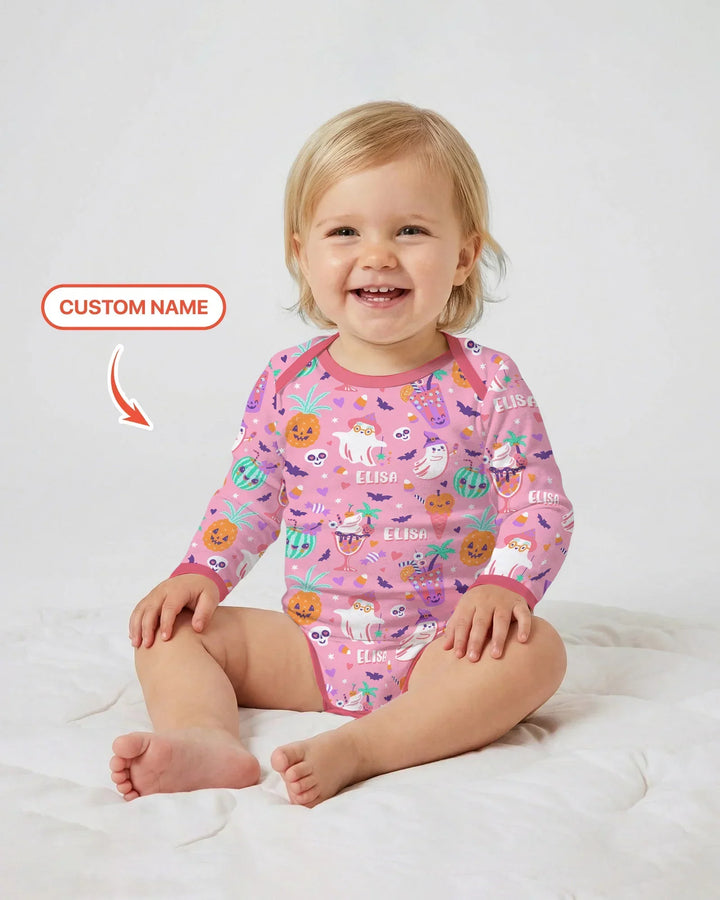 Gerippte Babykleidung mit individuellem Foto - Weich &amp; Skizzenhaft