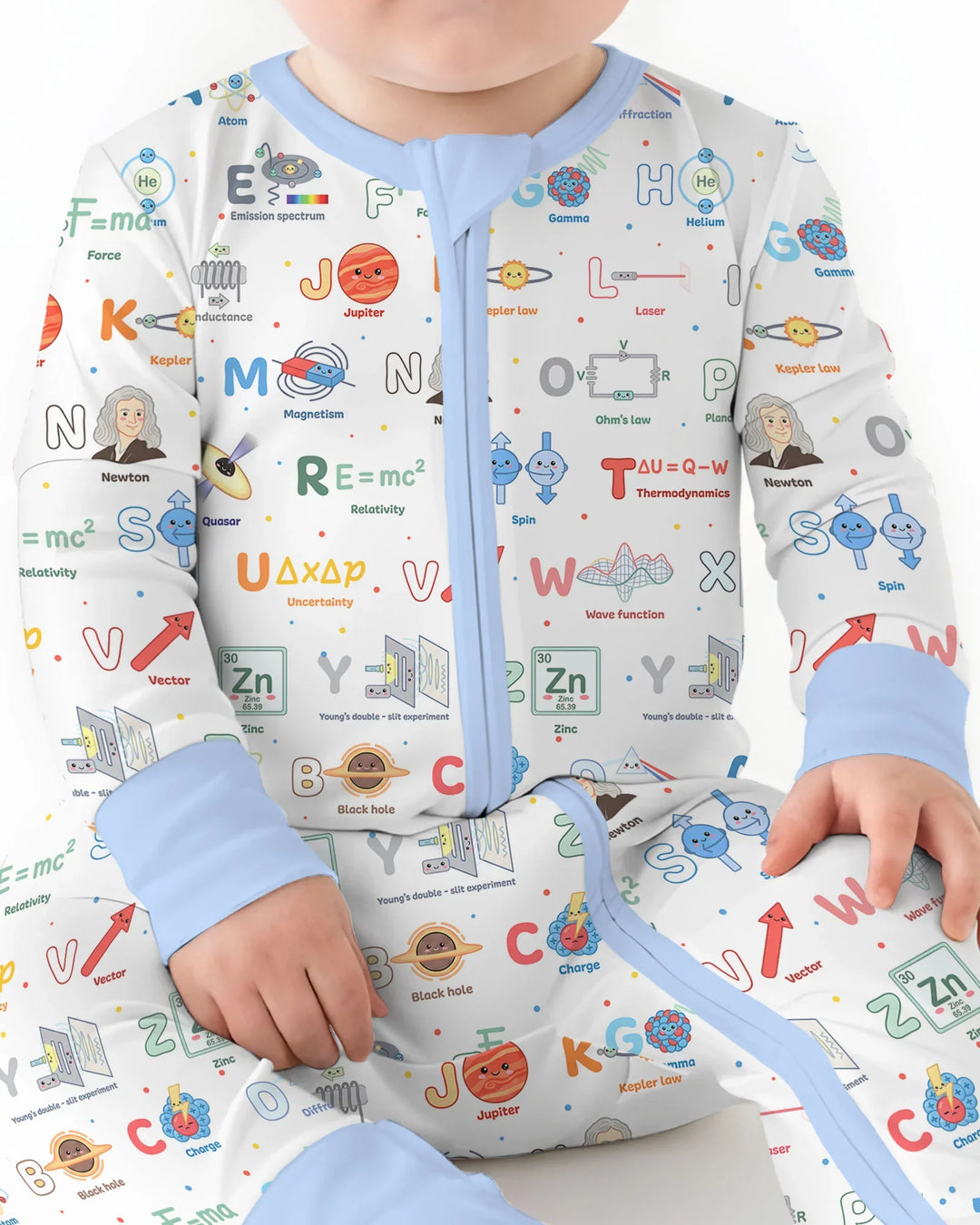 Gerippte Babykleidung mit individuellem Foto - Weich &amp; Skizzenhaft