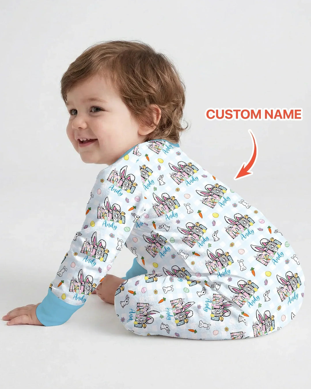 Gerippte Babykleidung mit individuellem Foto - Weich &amp; Skizzenhaft