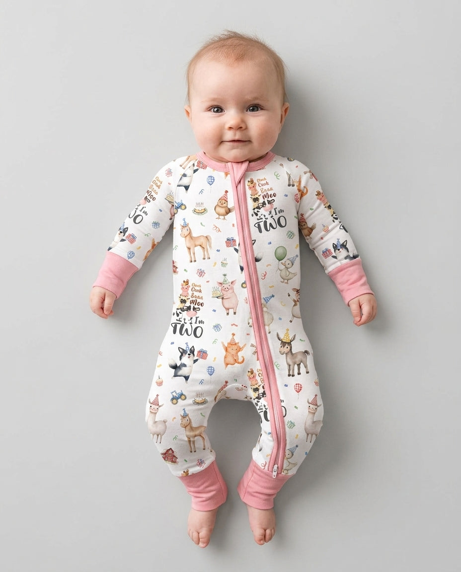 Gerippte Babykleidung mit individuellem Foto - Weich &amp; Skizzenhaft