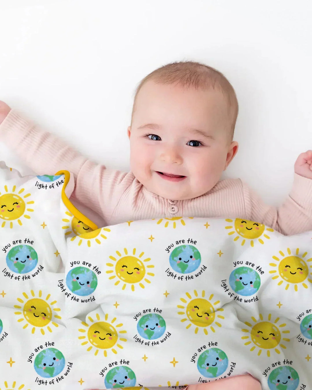 Matthew 5:14 Light of the World Bamboo Blanket