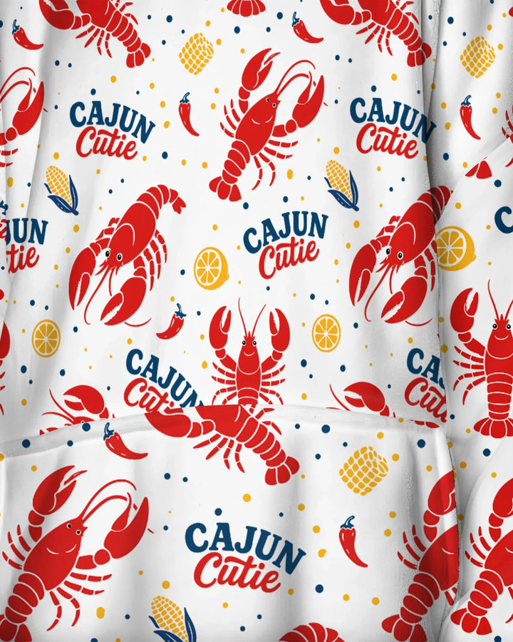 Cajun Cutie Tragbarer Bambus-Deckenhoodie