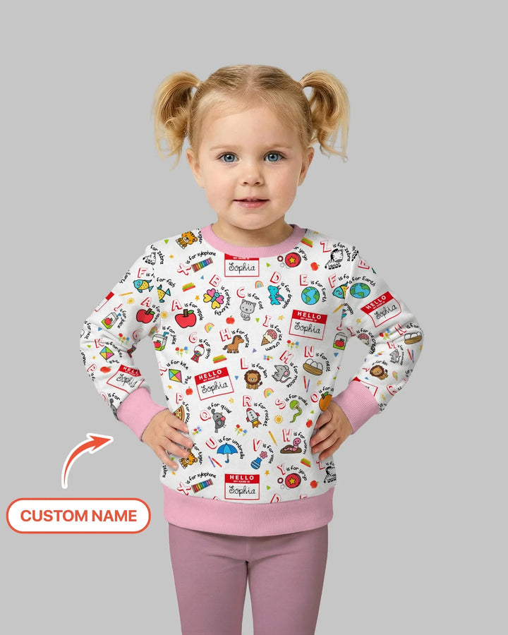 Custom Template Bambus-Rundhals-Sweatshirt