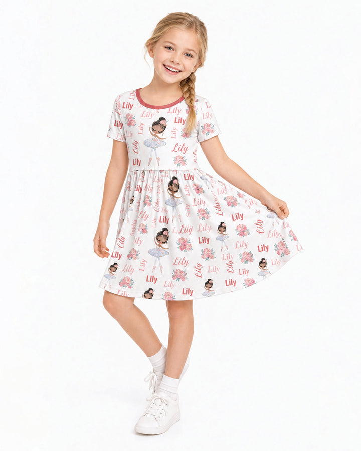 Cute Avatar Bamboo Twirl Dress