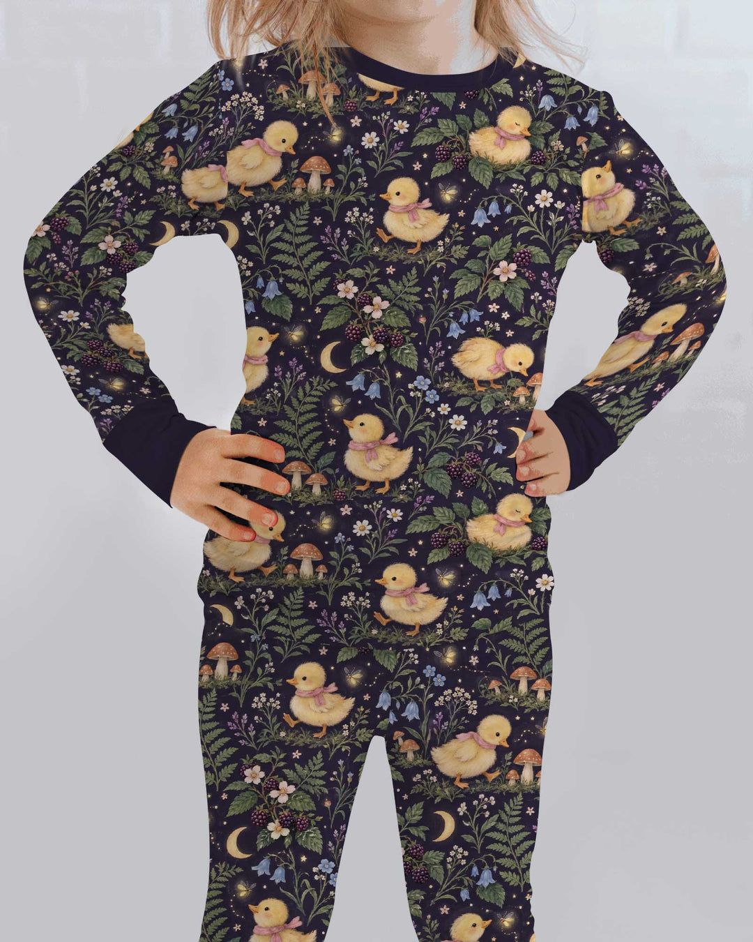 Little Duckling Dreams Bamboo Two Piece Long Sleeve Pajama Set