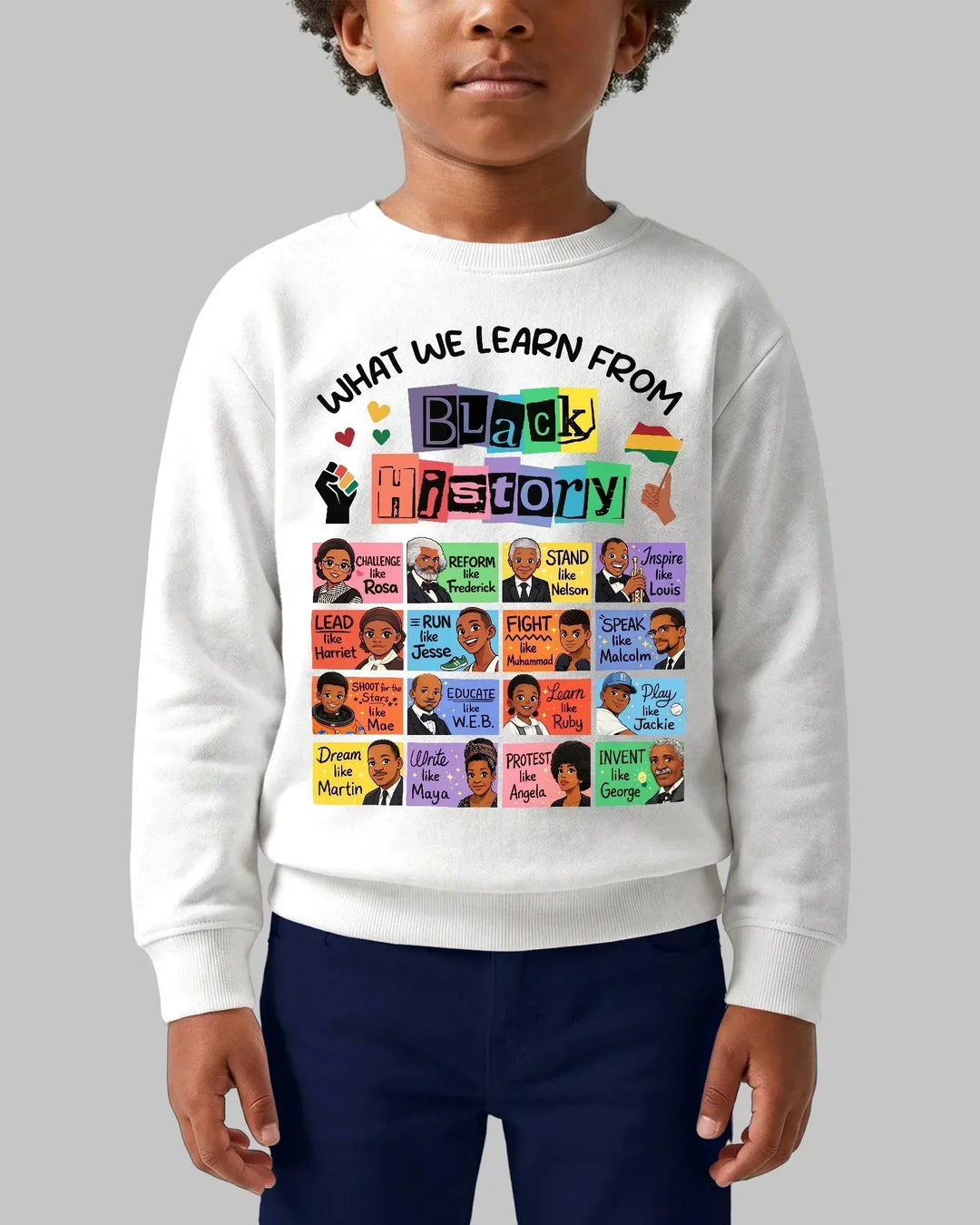 Black History Month Bambus Crewneck Sweatshirt