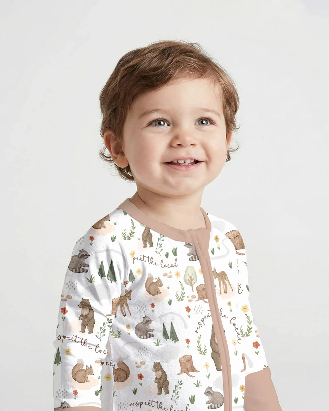 Gerippte Babykleidung mit individuellem Foto - Weich &amp; Skizzenhaft