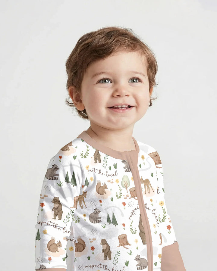 Gerippte Babykleidung mit individuellem Foto - Weich &amp; Skizzenhaft