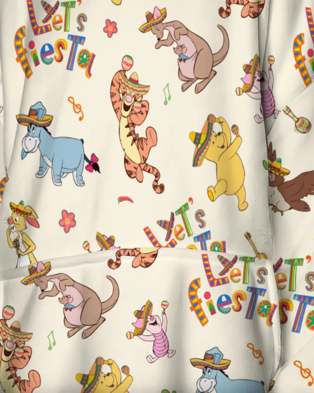 Let's Fiesta Tragbarer Bambus-Decken-Hoodie