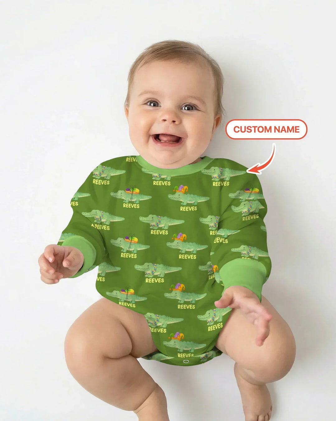 Gerippte Babykleidung mit individuellem Foto - Weich &amp; Skizzenhaft