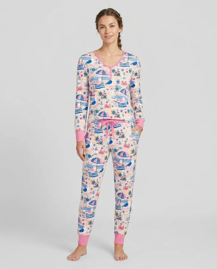 Vorlage Bambus Damen Pyjama Set