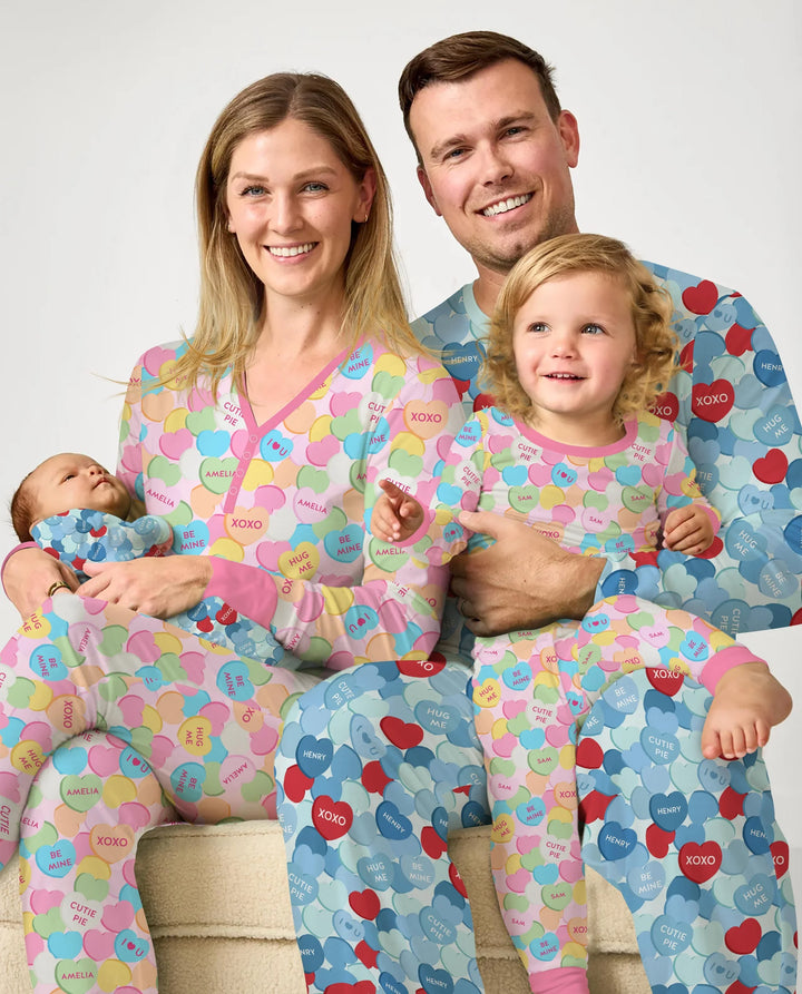 Benutzerdefiniertes Foto-Weihnachtspyjama-Set für Damen