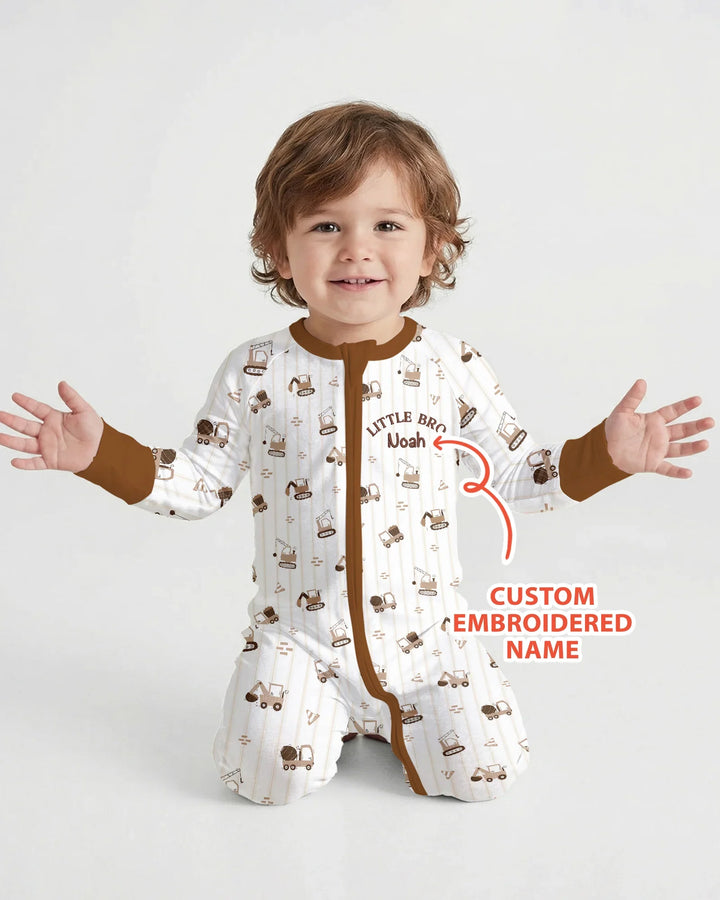 Gerippte Babykleidung mit individuellem Foto - Weich &amp; Skizzenhaft