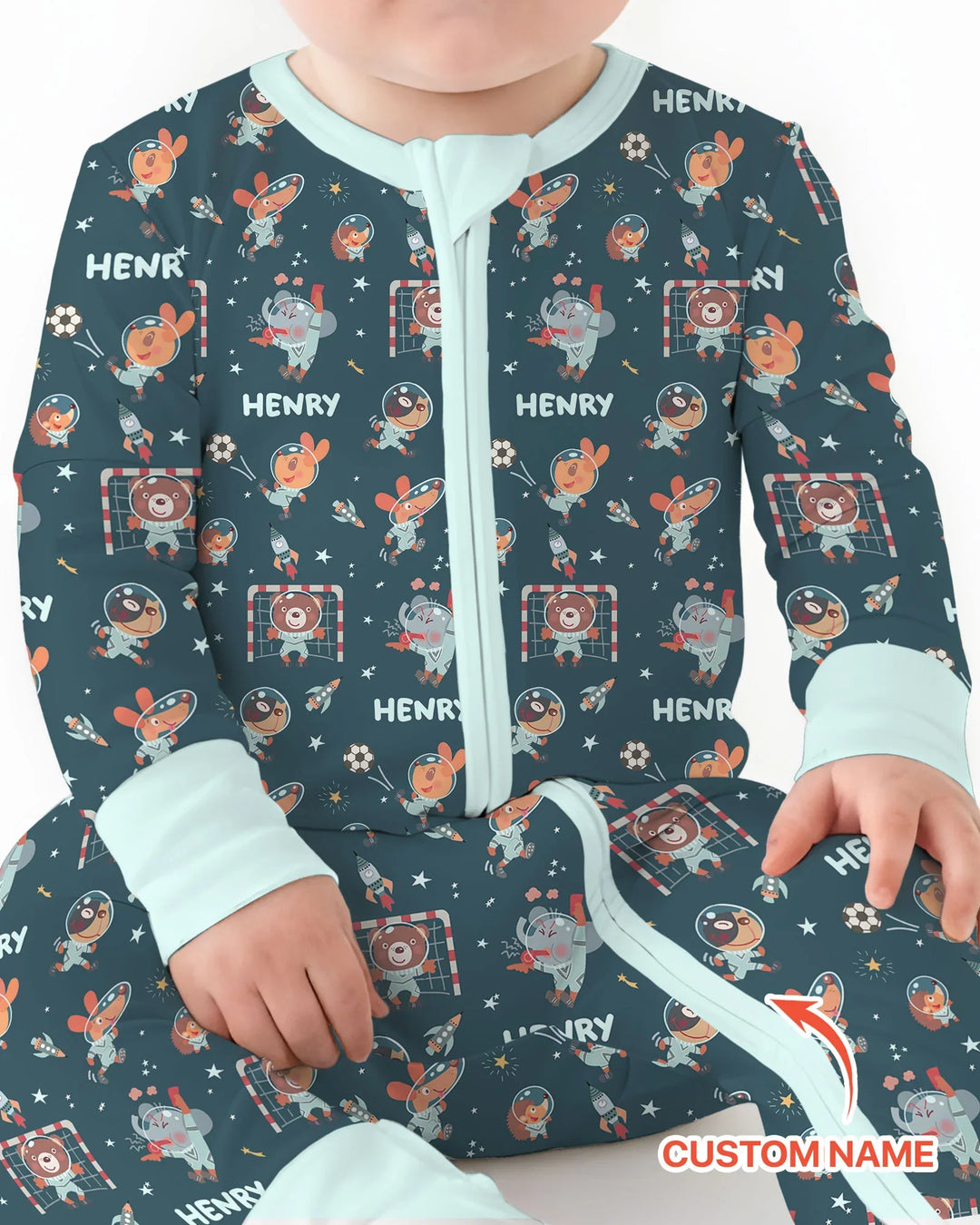 Gerippte Babykleidung mit individuellem Foto - Weich &amp; Skizzenhaft