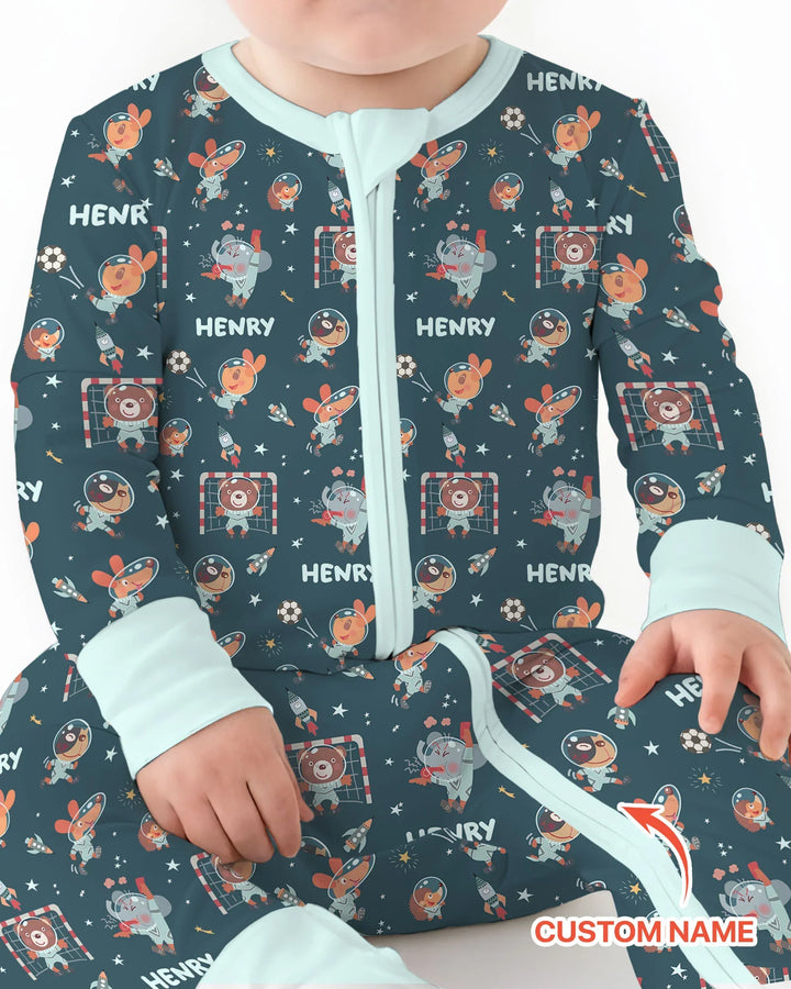 Gerippte Babykleidung mit individuellem Foto - Weich &amp; Skizzenhaft
