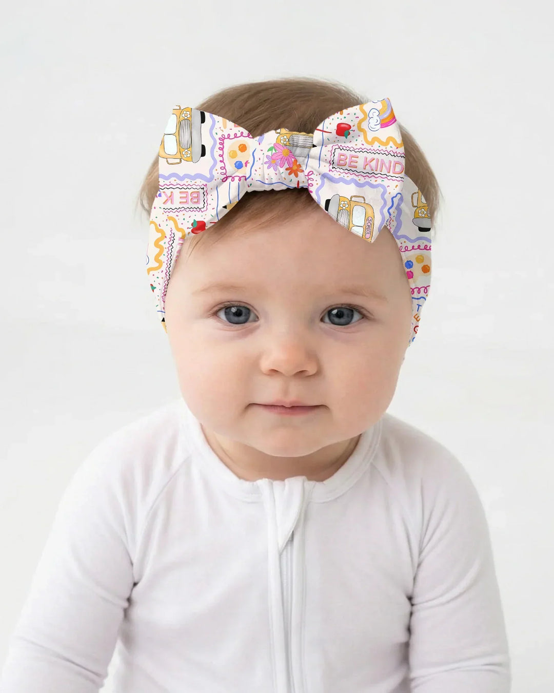 Colorful Doodle School Headband