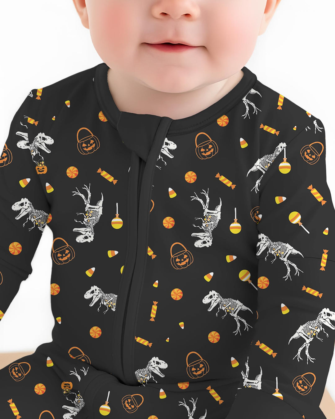 My First Halloween Dinosaur  Bamboo Convertible Zippy