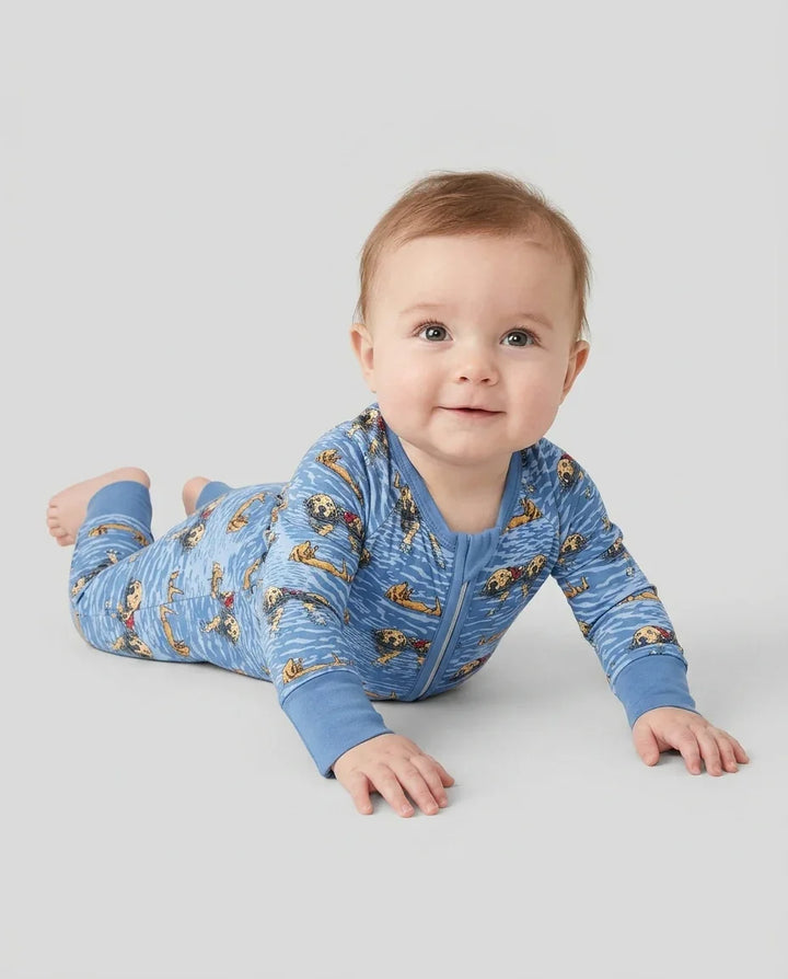 Gerippte Babykleidung mit individuellem Foto - Weich &amp; Skizzenhaft