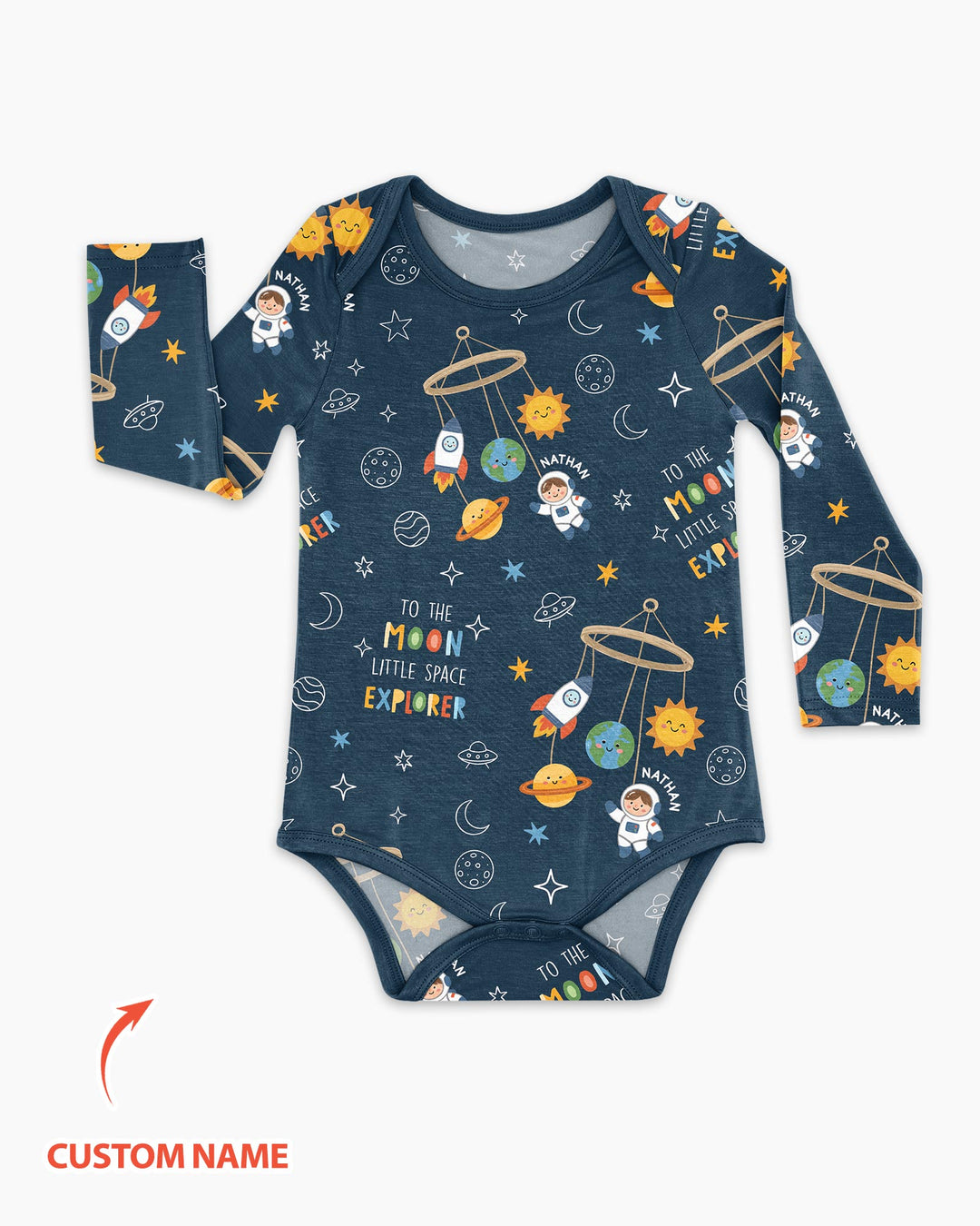 Little Astronaut Big Dream Bamboo Bodysuit