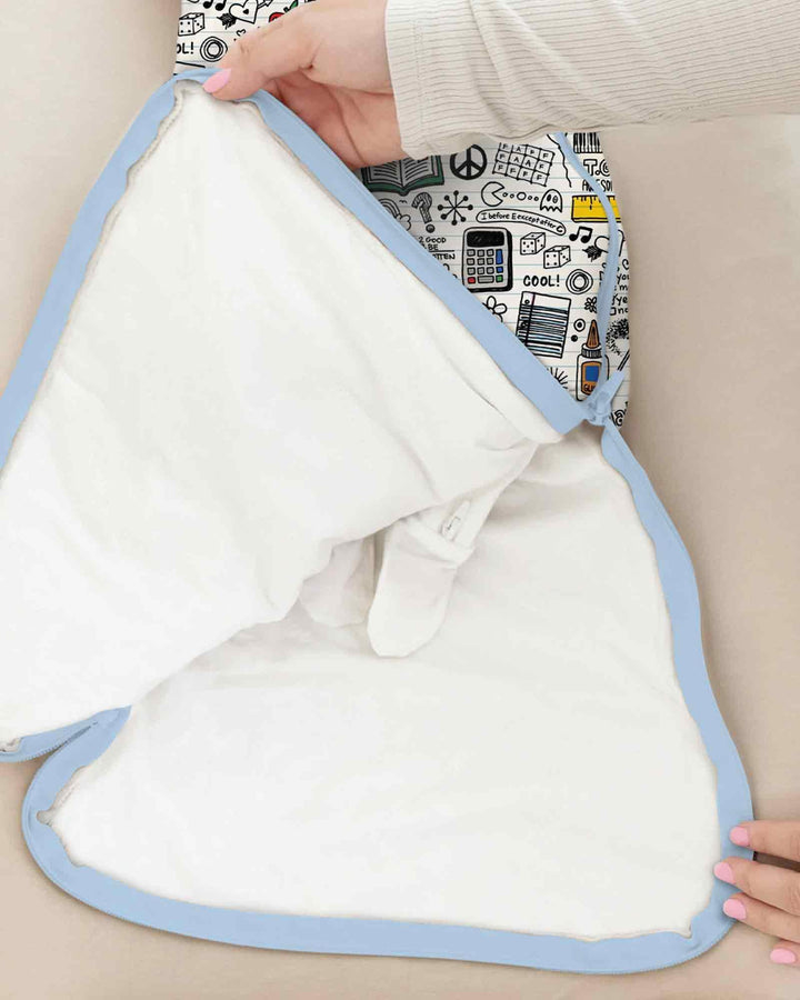 School Days Doodles Bamboo Sleep Bag
