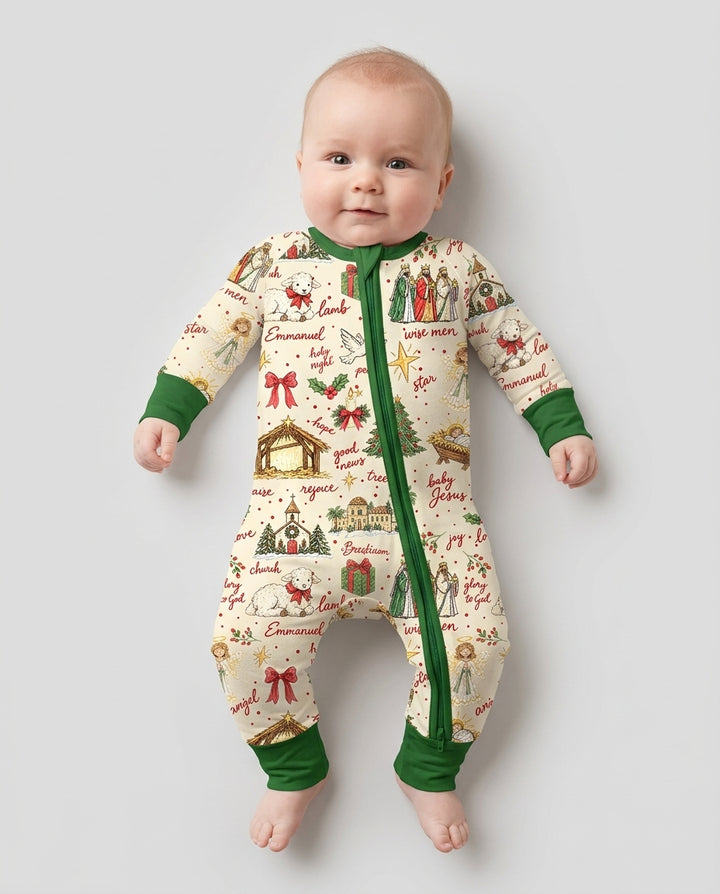 Tis The Season Family Matching Bamboo Convertible Zippy