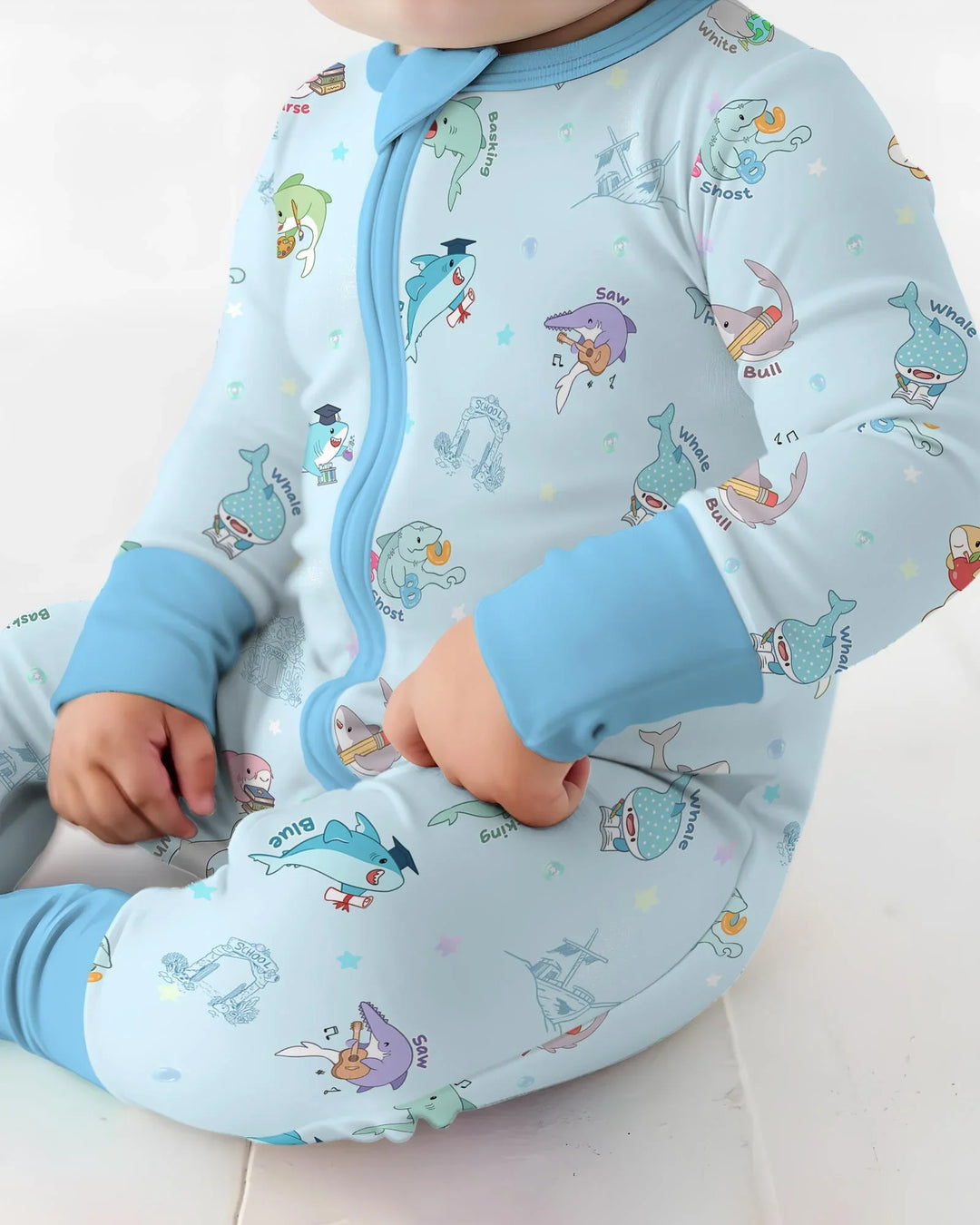 Gerippte Babykleidung mit individuellem Foto - Weich &amp; Skizzenhaft