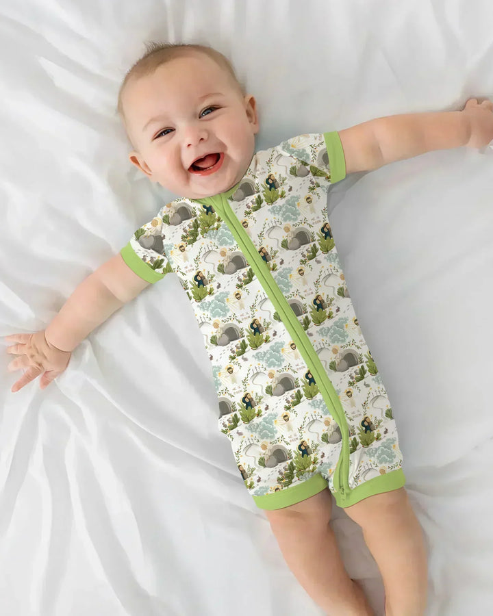 Matthew 28:1–8 He Is Risen Bamboo Shorty Zippy