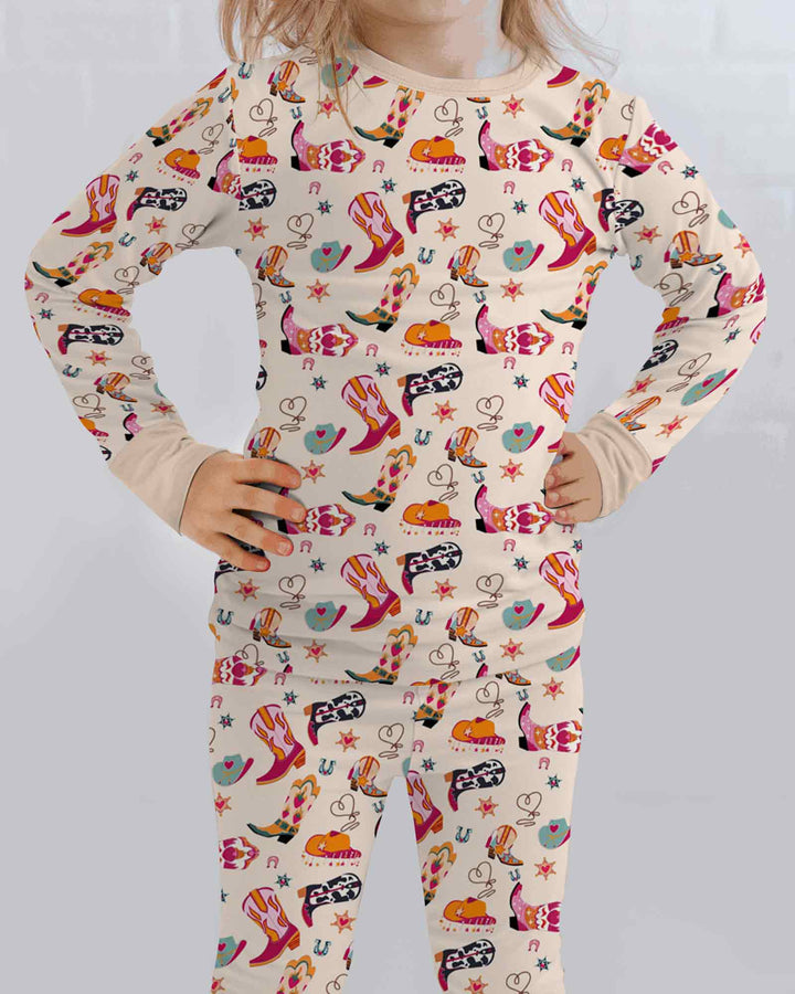 Rodeo Darling Bamboo Two Piece Long Sleeve Pajama Set