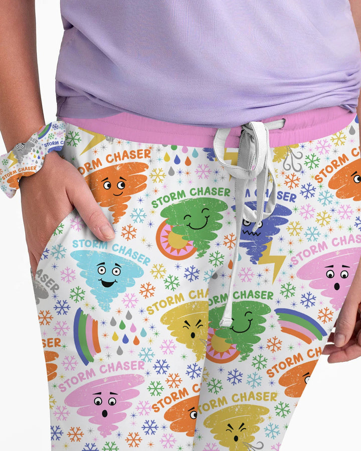 Tornado Family Matching Bamboo Women Pajama Set