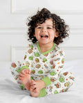 Kawaii Garden Crew Bamboo Two Piece Long Sleeve Pajama Set