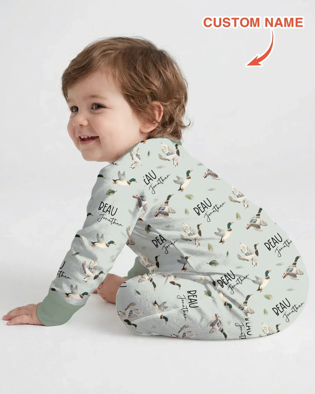 Gerippte Babykleidung mit individuellem Foto - Weich &amp; Skizzenhaft