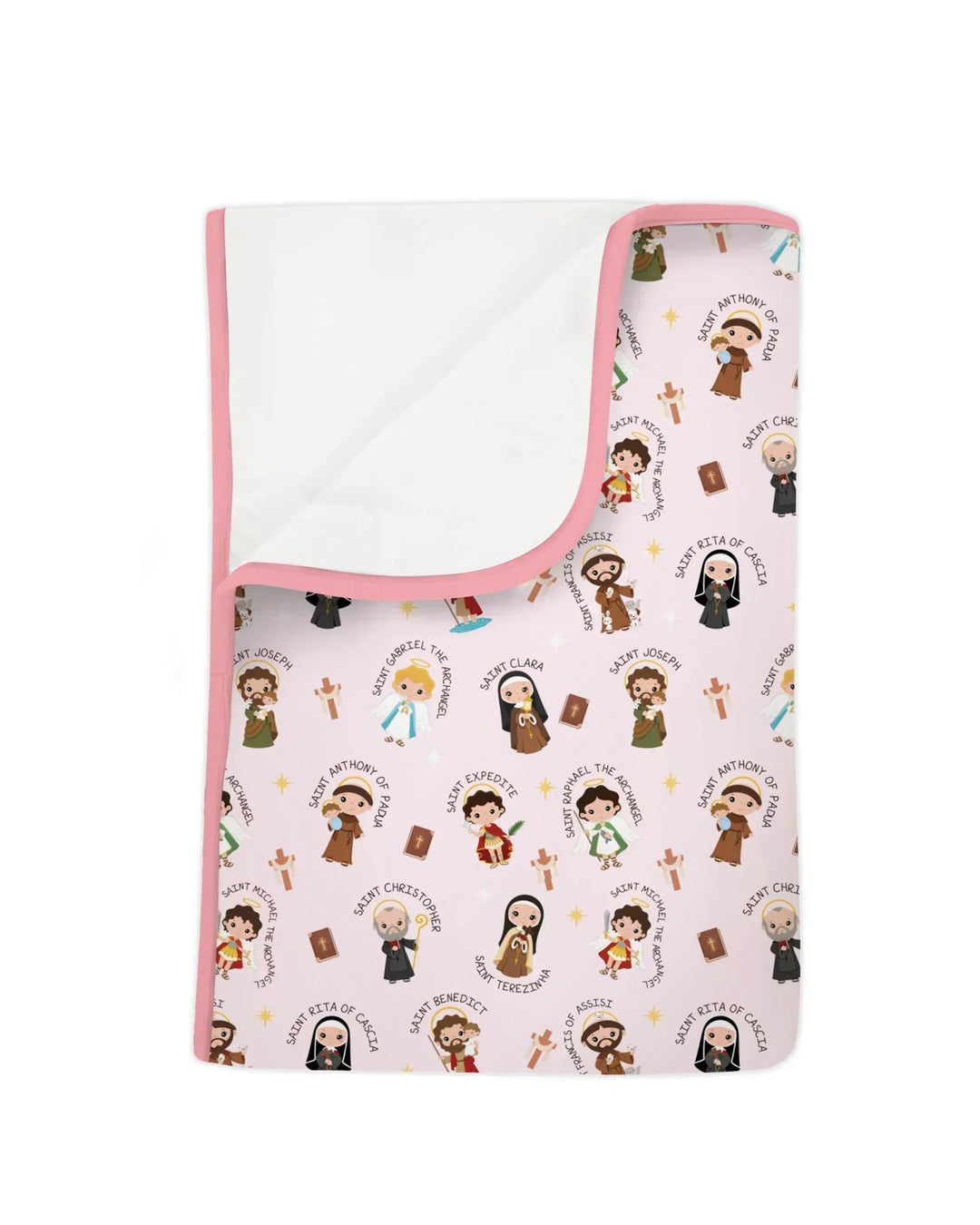 Saints in the Clouds Bamboo Blanket