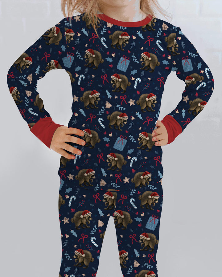 Be A Merry Jimothy Bamboo Two Piece Long Sleeve Pajama Set