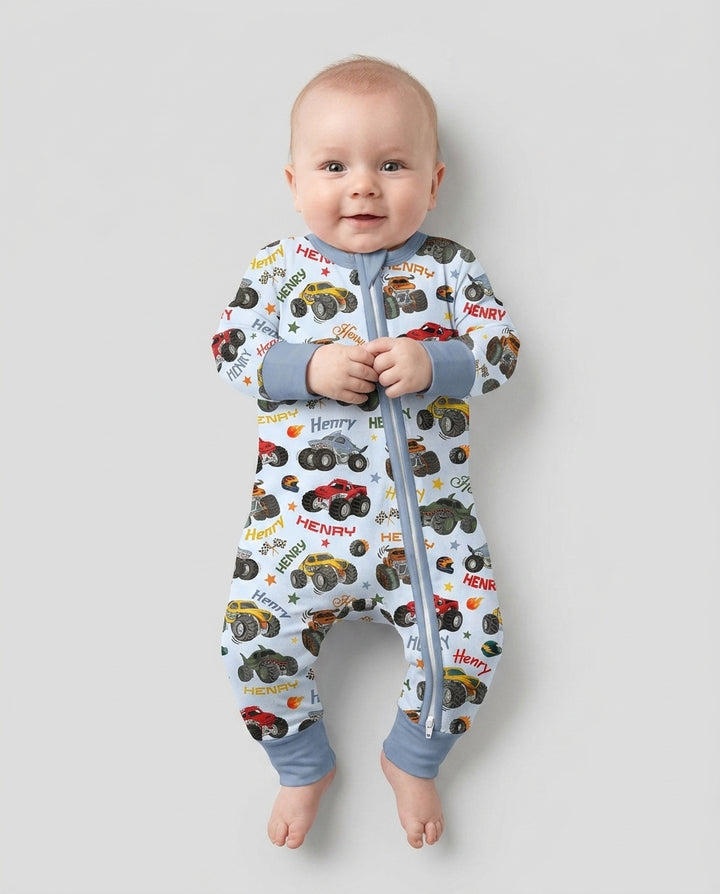 Gerippte Babykleidung mit individuellem Foto - Weich &amp; Skizzenhaft