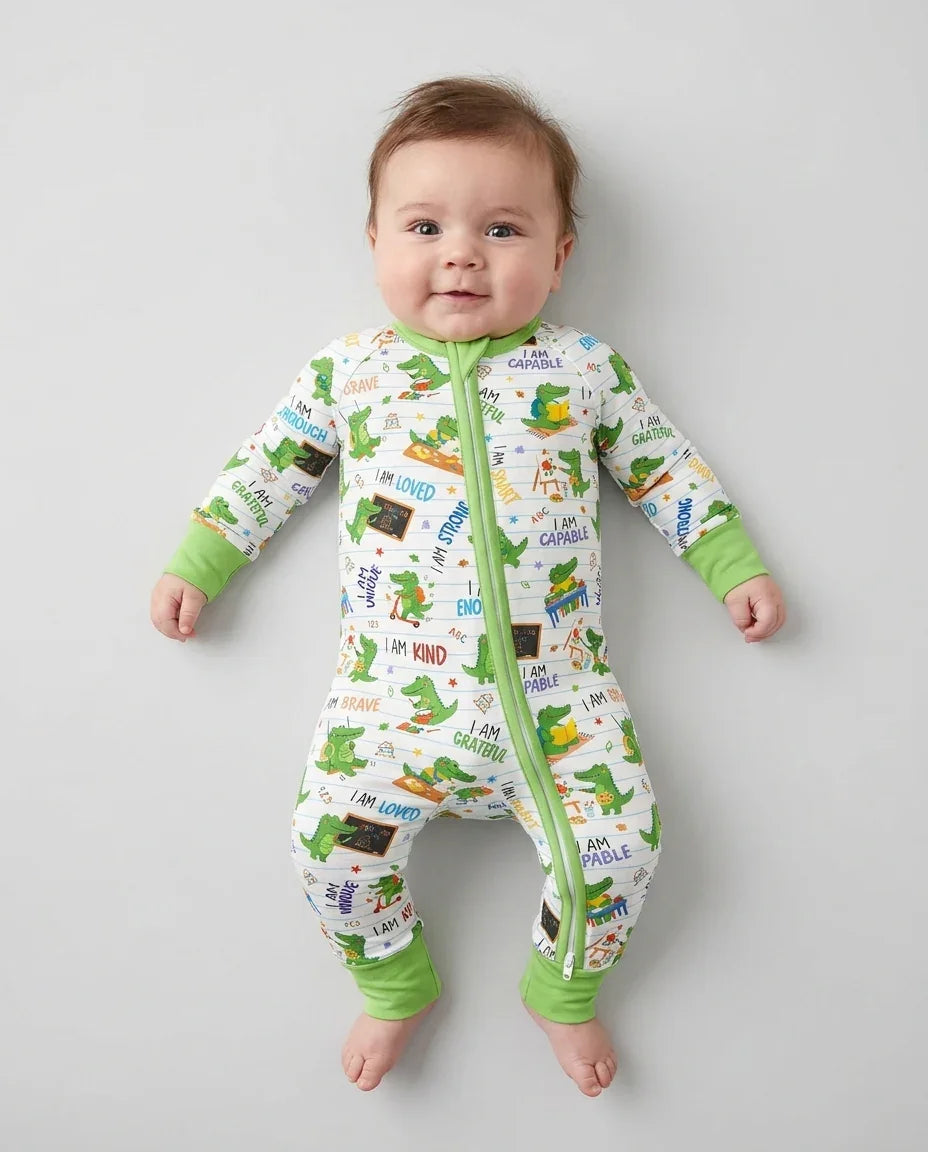 Brave Gator Days Bamboo Convertible Zippy