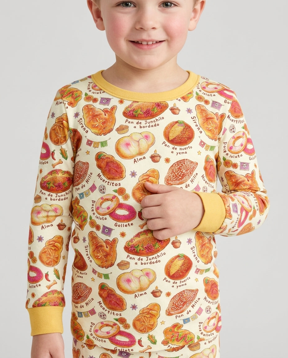 Pan Dulce Dreams Bamboo Two Piece Long Sleeve Pajama Set