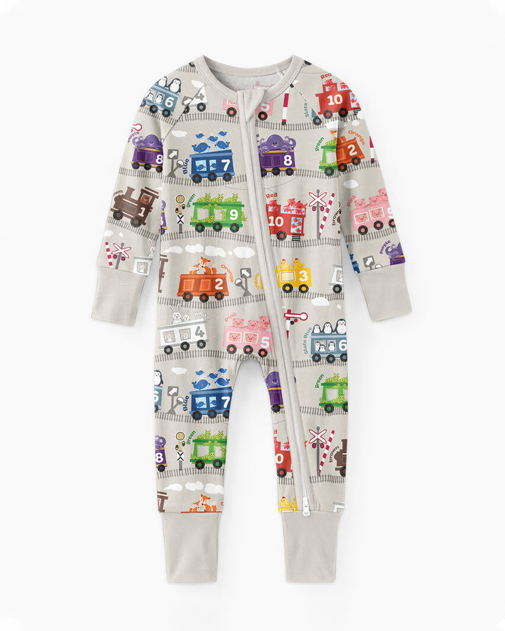 Gerippte Babykleidung mit individuellem Foto - Weich &amp; Skizzenhaft