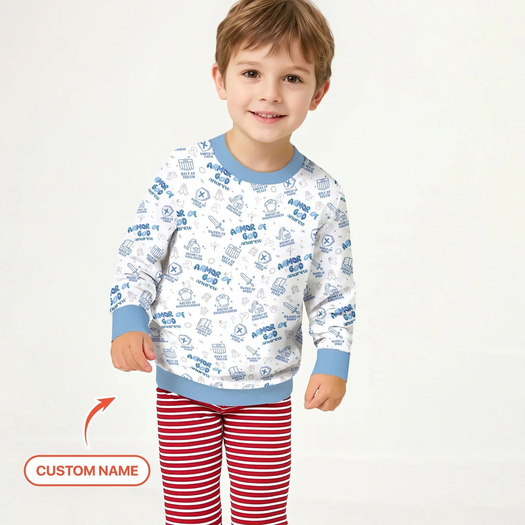 Armor of God Personalisierbares Bambus-Rundhals-Sweatshirt