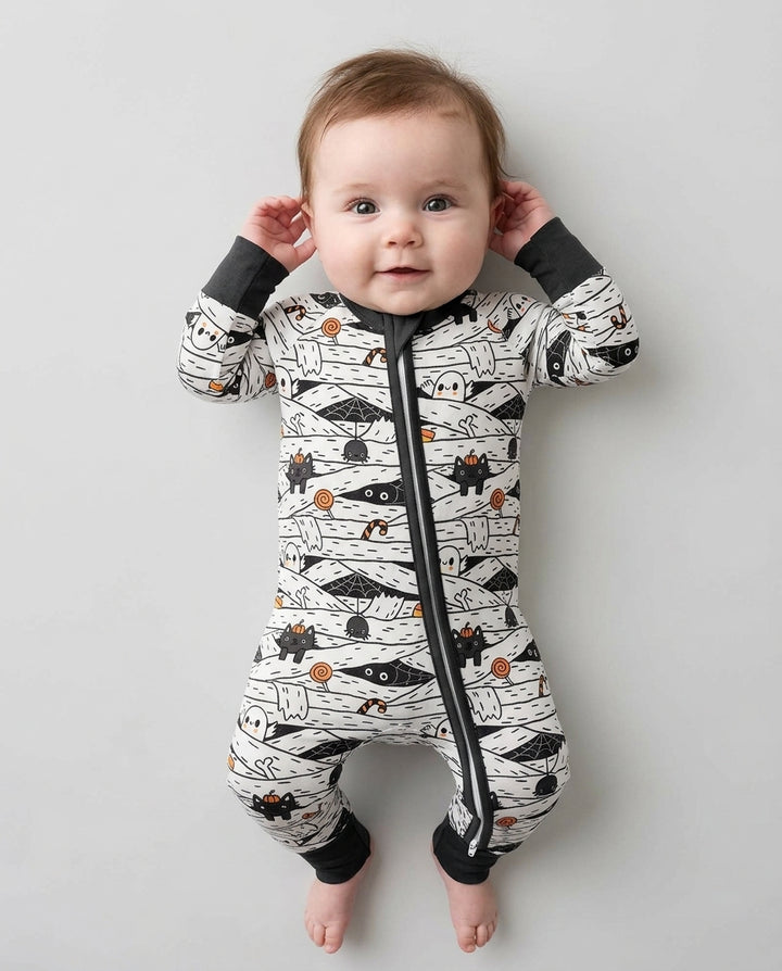 Halloween Mummy Monster Bamboo Convertible Zippy