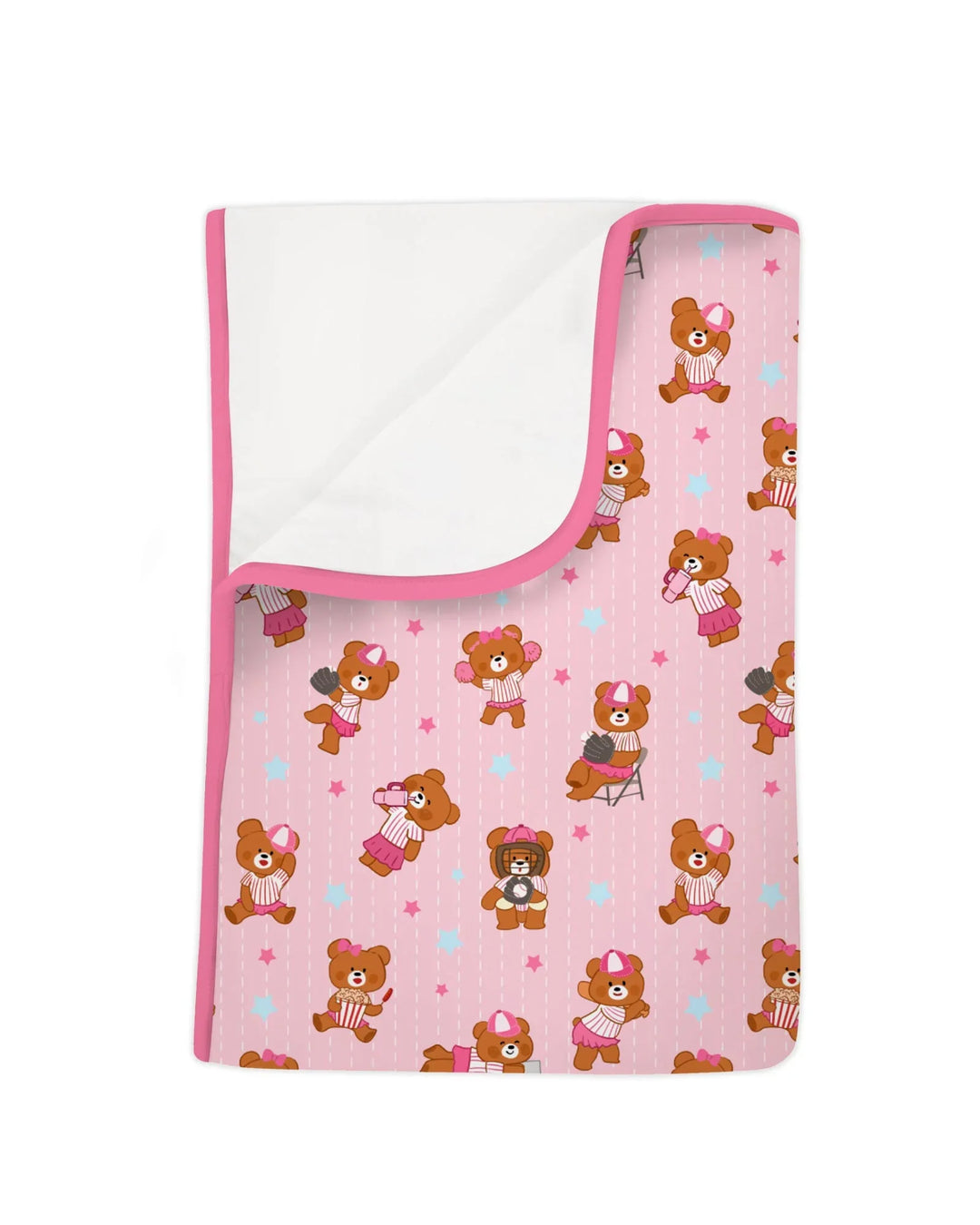 Born To Play Baseball Bamboo Blanket