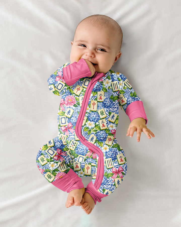 Mahjong in Bloom Bamboo Convertible Zippy
