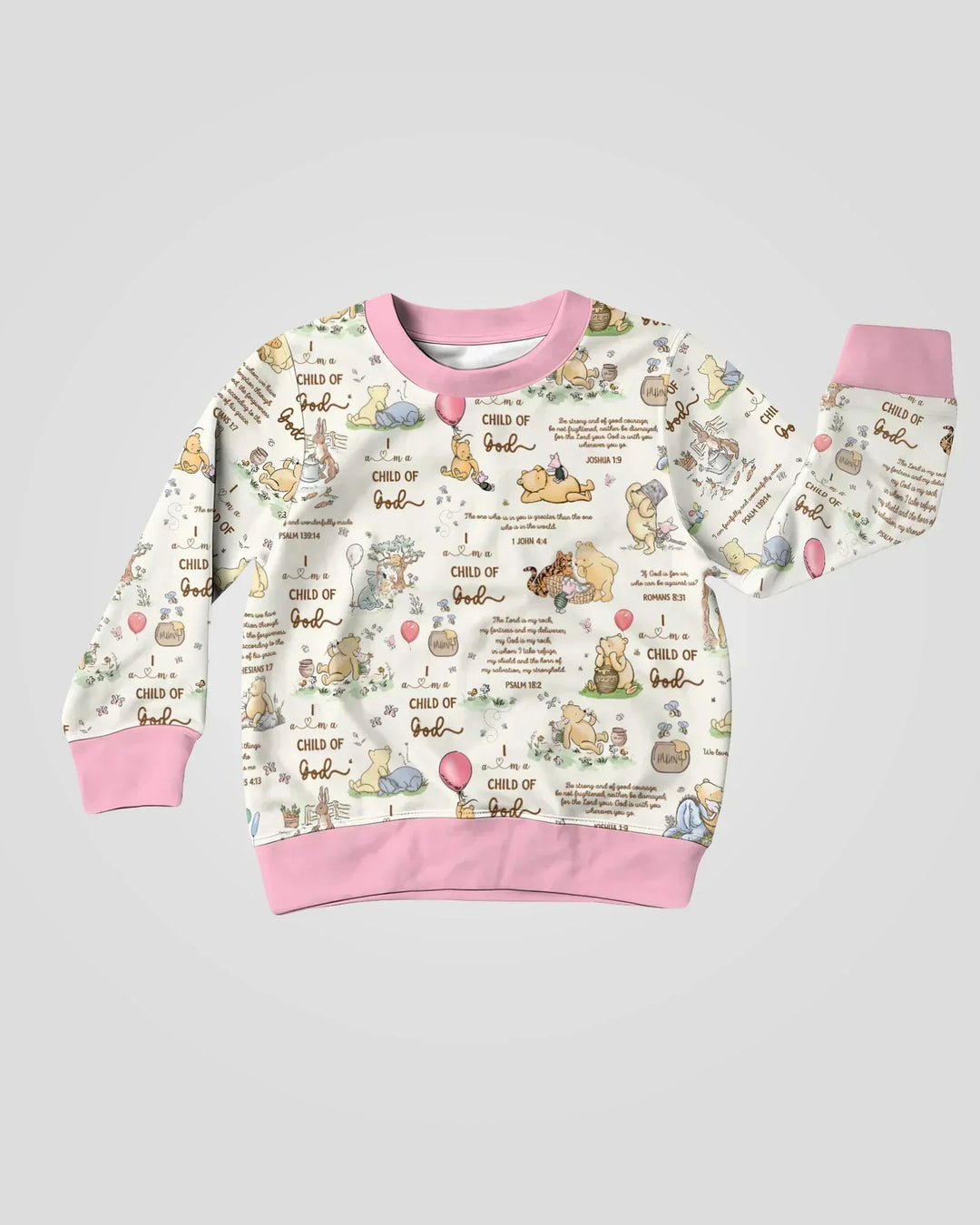Kind Gottes Launischer Wald Bambus Rundhals-Sweatshirt