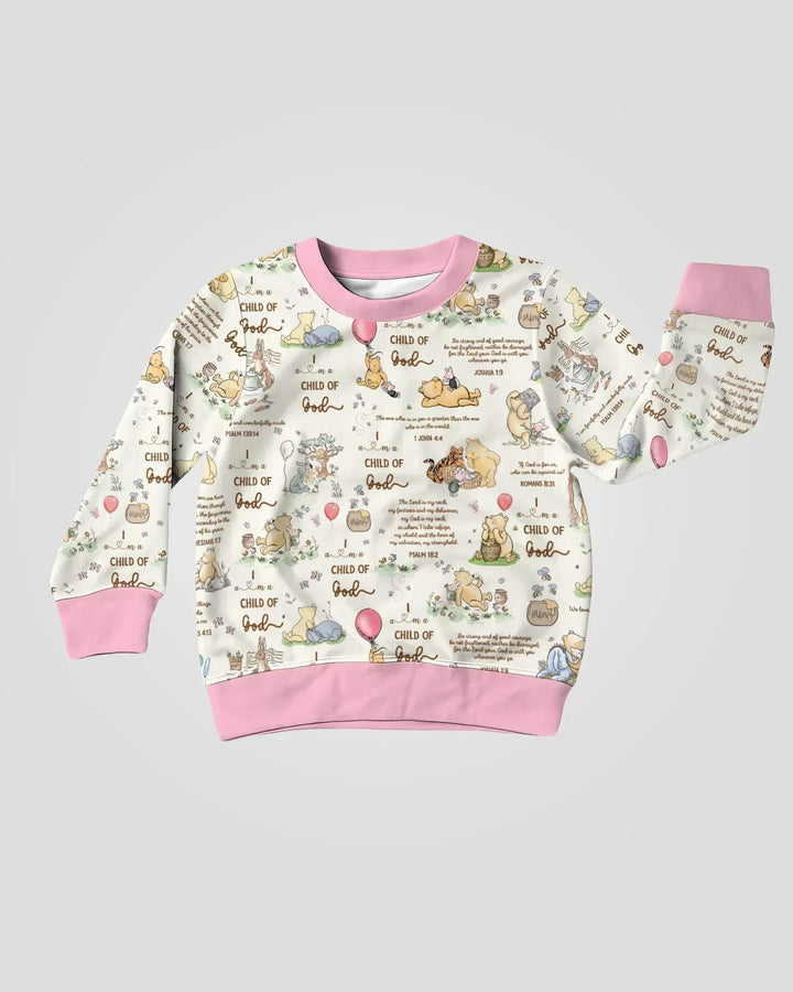 Kind Gottes Launischer Wald Bambus Rundhals-Sweatshirt