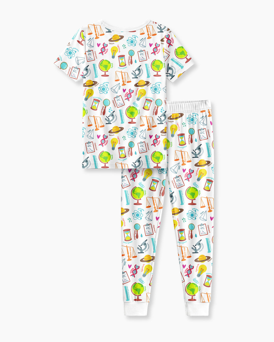 Zweiteiliges, kurzärmliges Pyjama-Set mit Marienkäfern
