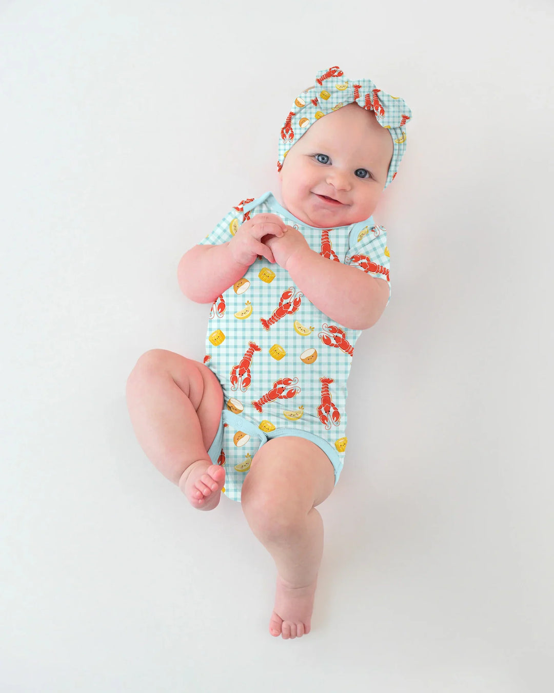 Preppy Crawfish Season Bamboo Bodysuit