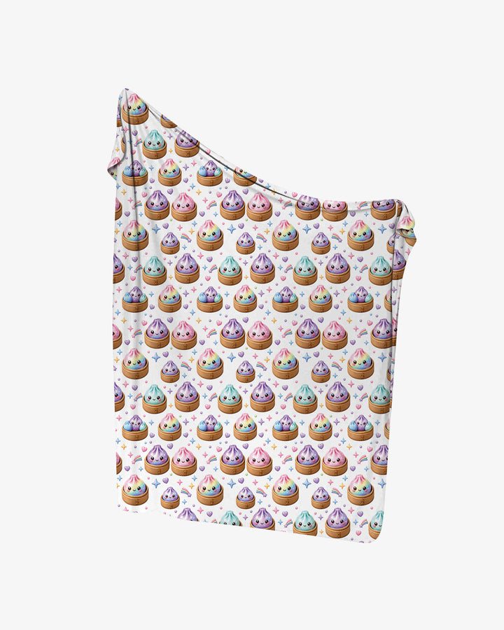 Cute Glitter Dumpling swaddle blanket