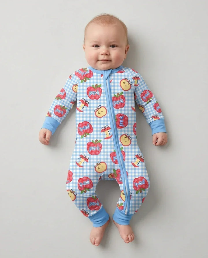 Gerippte Babykleidung mit individuellem Foto - Weich &amp; Skizzenhaft